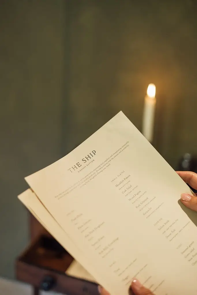 Menu_The Ship, Bishops Sutton_Alresford_image_2