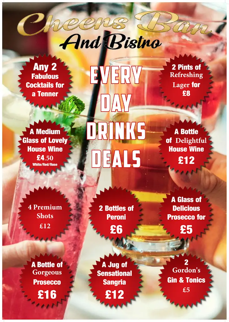 Menu_Cheers Bar & Bistro_Borough of Bury_imagen_3