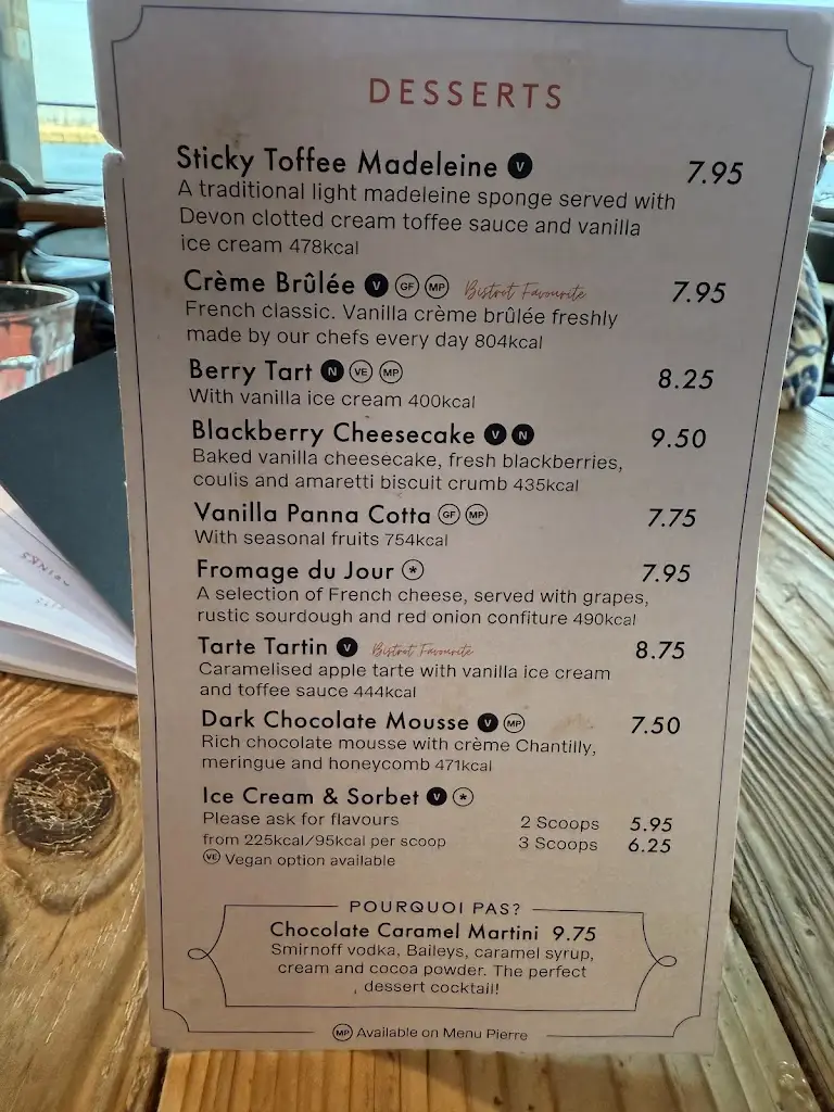 Menu_Bistrot Pierre - Torquay_Borough of Torbay_image_1