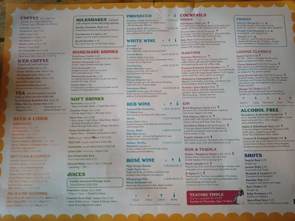 Menu_Molino Lounge_Borough of Oldham_image_1