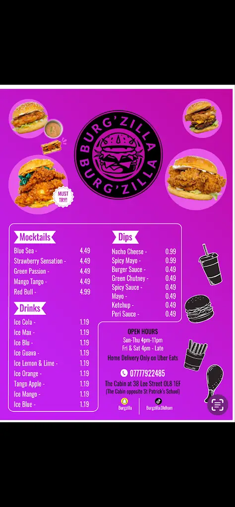 Menu_Burg’Zilla Oldham_Borough of Oldham_image_2