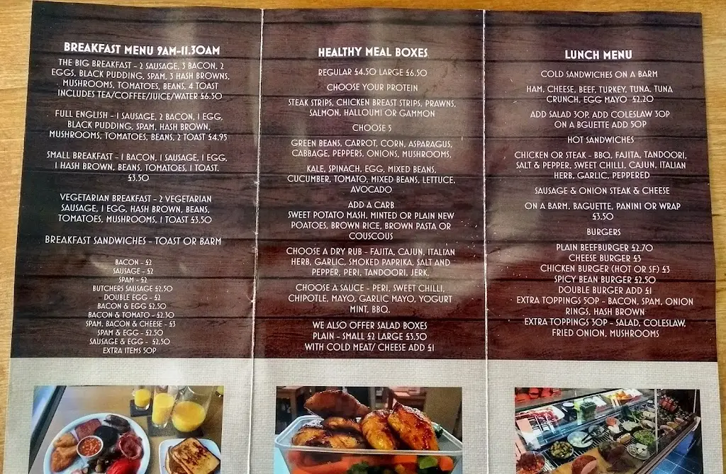 Menu_Clean Plate Kitchen_Borough of Oldham_image_1