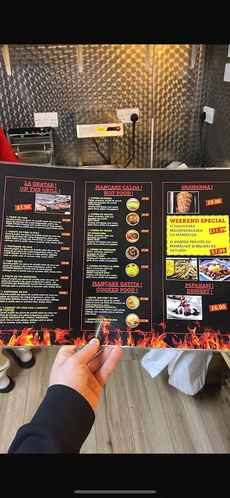 Menu_Oldham Grill Restaurant Românesc_Borough of Oldham_image_1