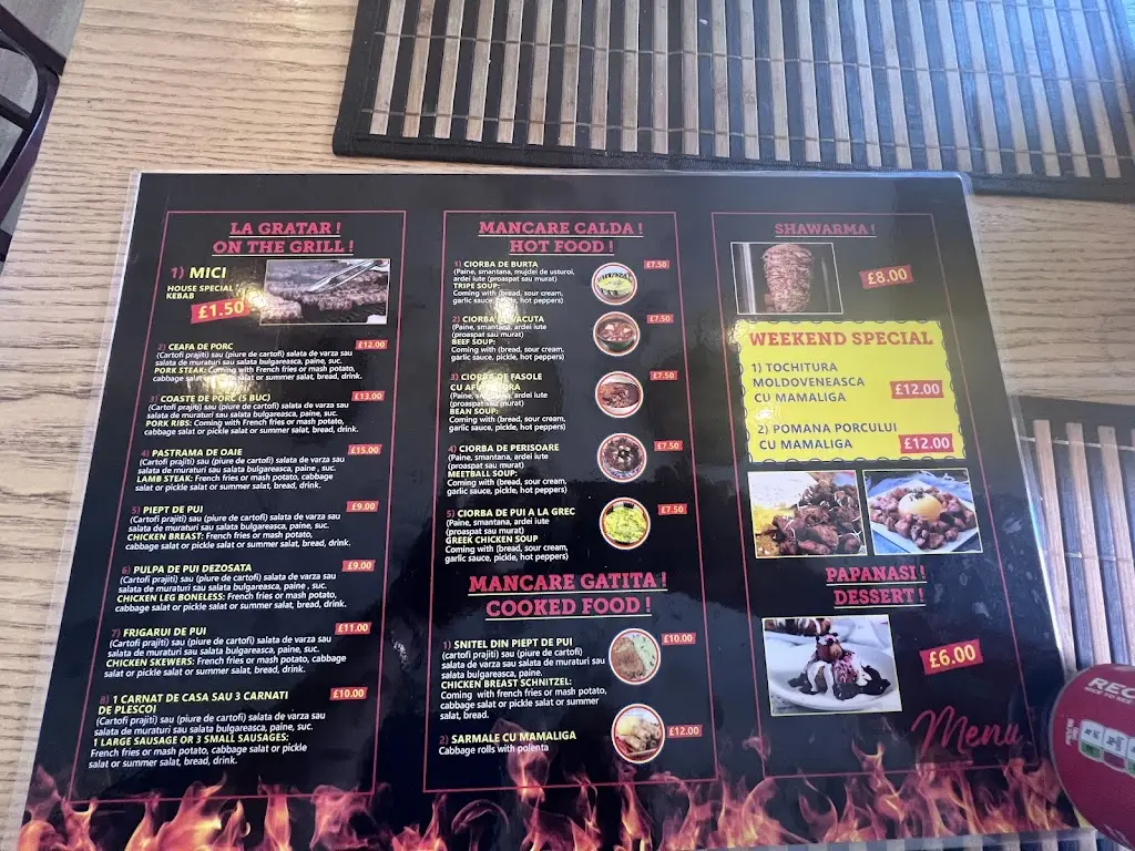 Menu_Oldham Grill Restaurant Românesc_Borough of Oldham_image_2