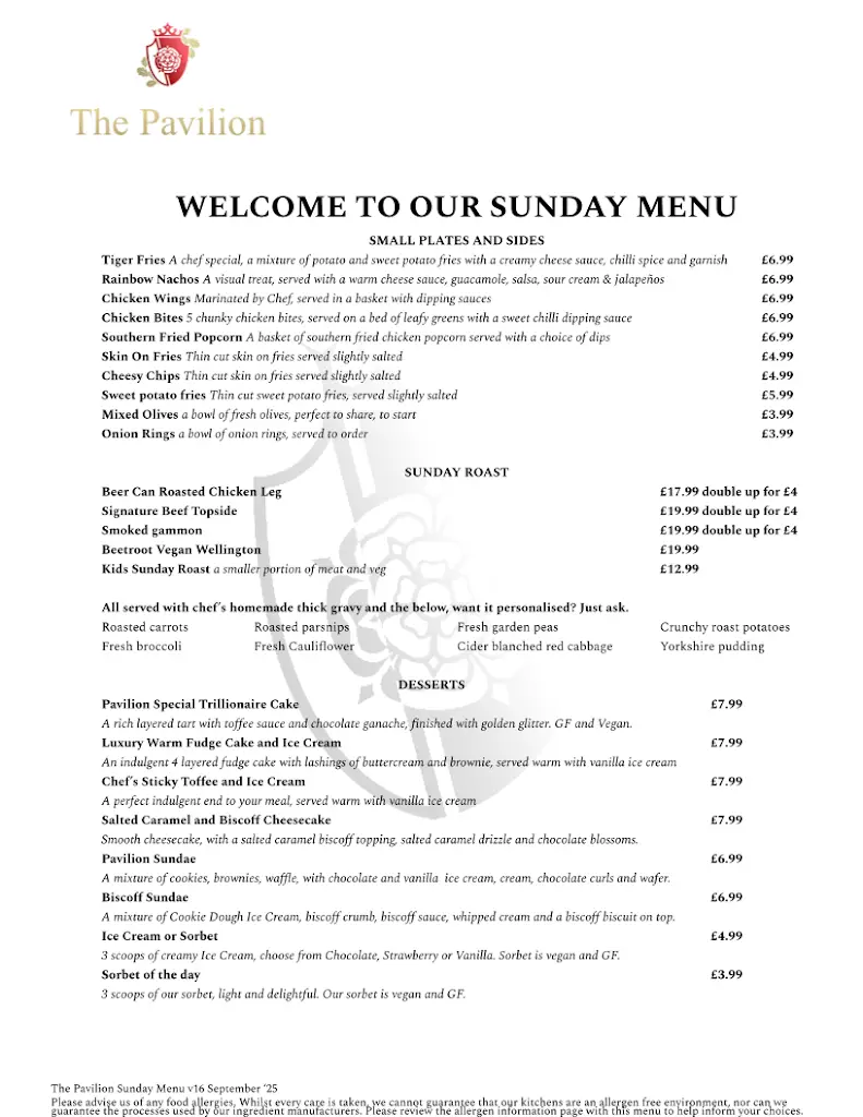 Menu_The Pavilion at BOSC_Bordon_image_2