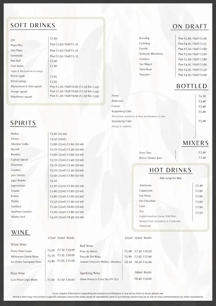 Menu_The Pavilion at BOSC_Bordon_image_4