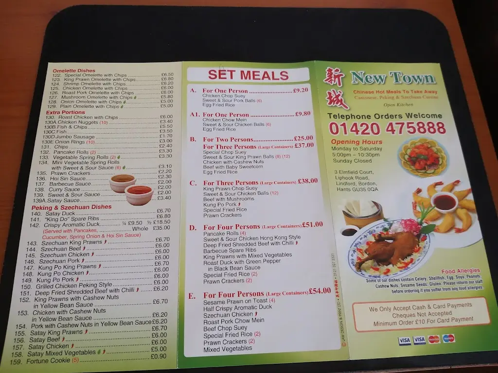 Menu_New Town_Bordon_image_3