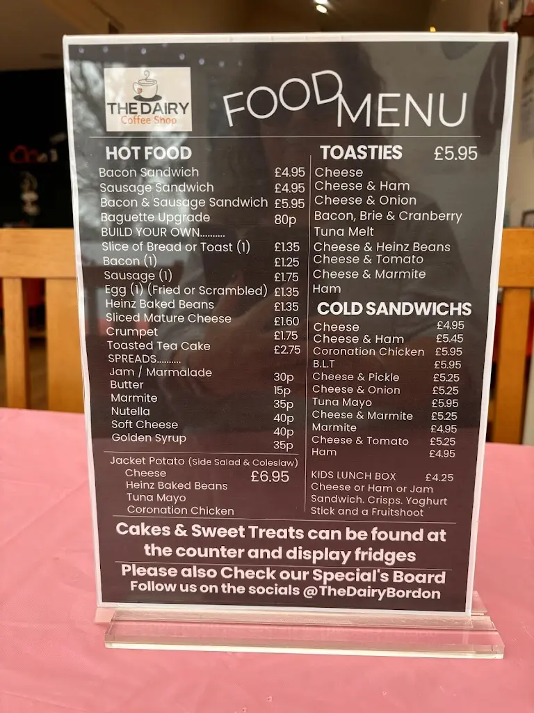 Menu_The Dairy Coffee Shop_Bordon_image_2