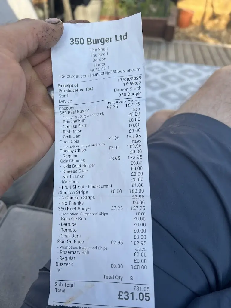 Archie Buchannan_350 Burger_Bordon_review