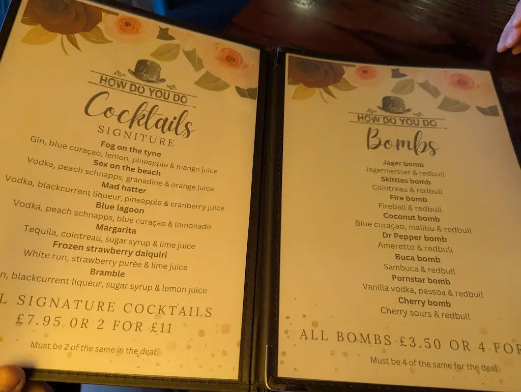 Menu_How Do You Do_Borough of North Tyneside_image_1