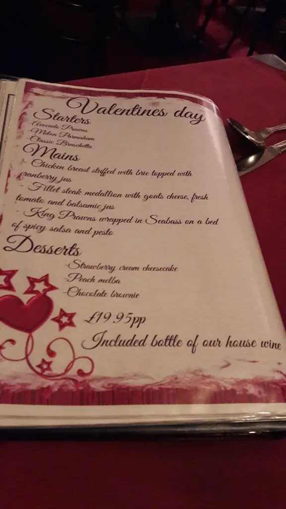 Menu_Cassia Sambuca_Borough of North Tyneside_image_1