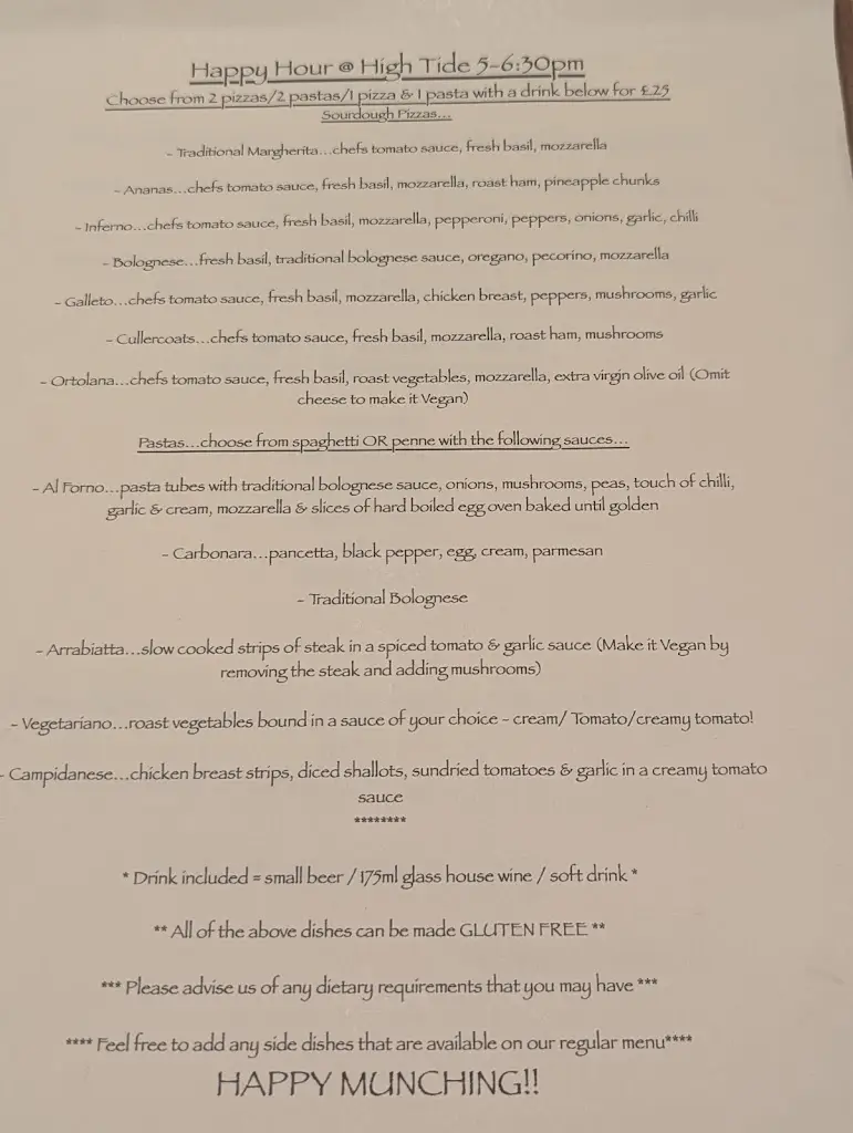 Menu_High Tide_Borough of North Tyneside_image_1