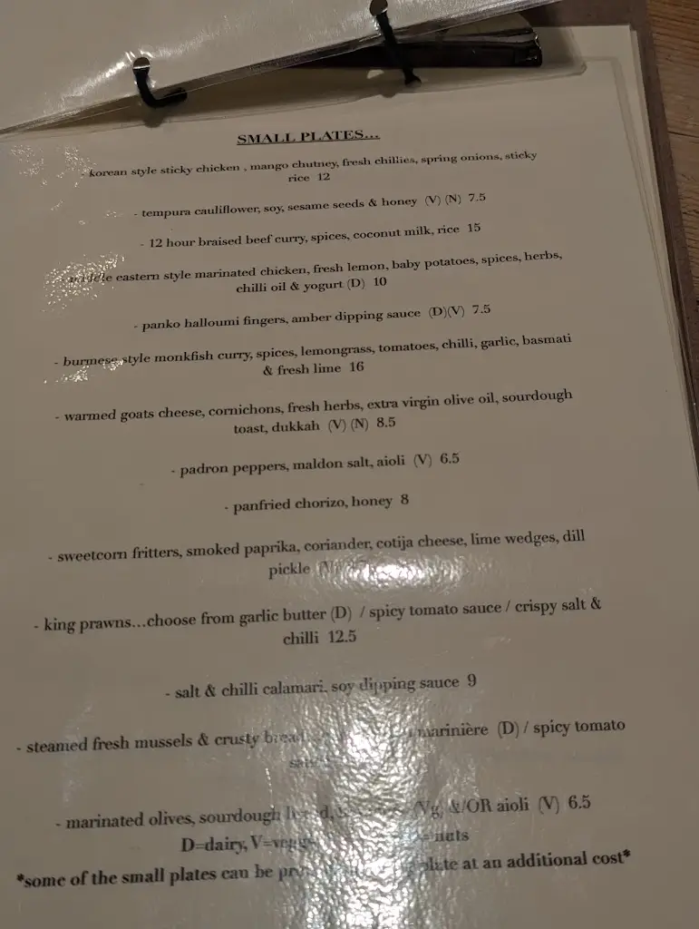 Menu_High Tide_Borough of North Tyneside_image_4