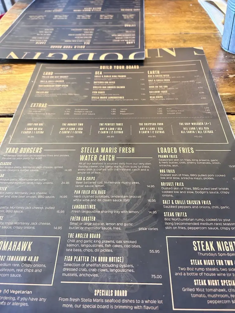 Menu_Dodgin's Yard_Borough of North Tyneside_image_1