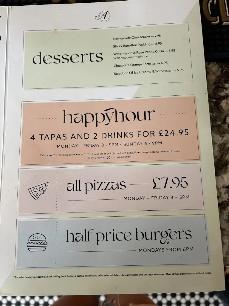 Menu_Allard's on the Quay_Borough of North Tyneside_image_1