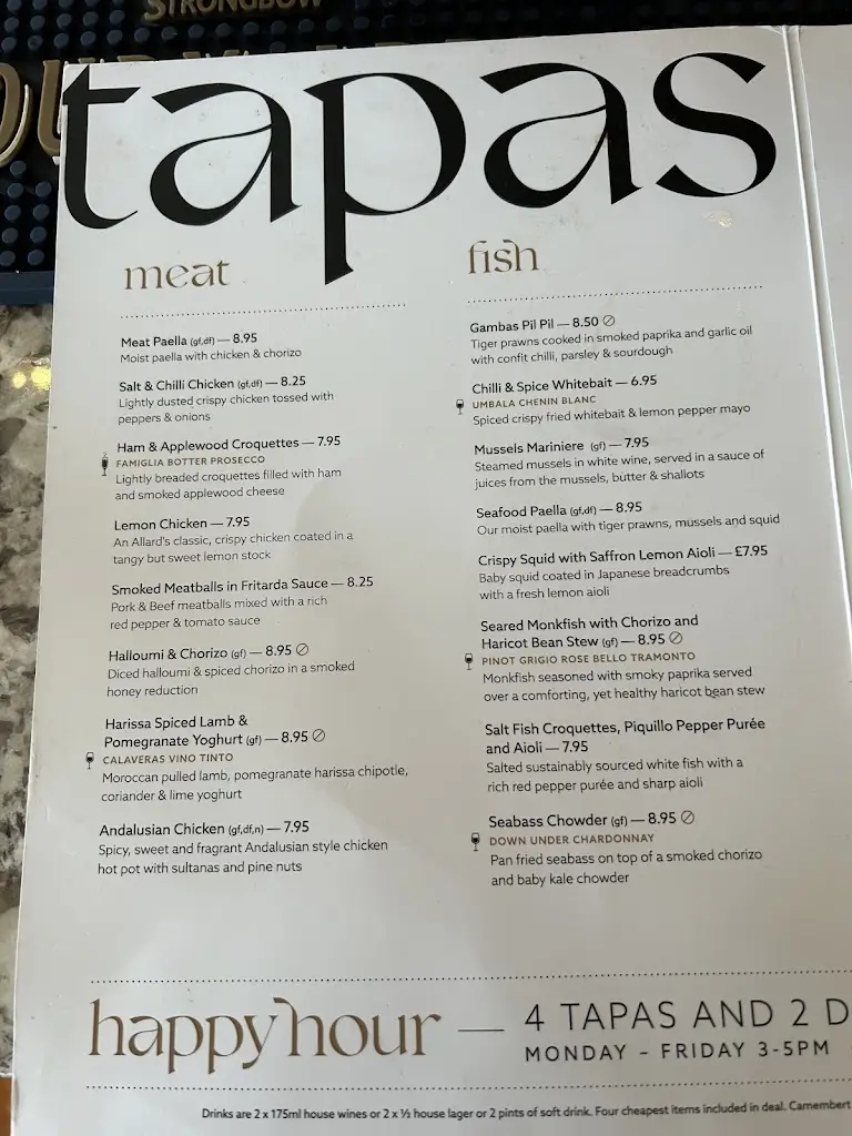 Menu_Allard's on the Quay_Borough of North Tyneside_image_3