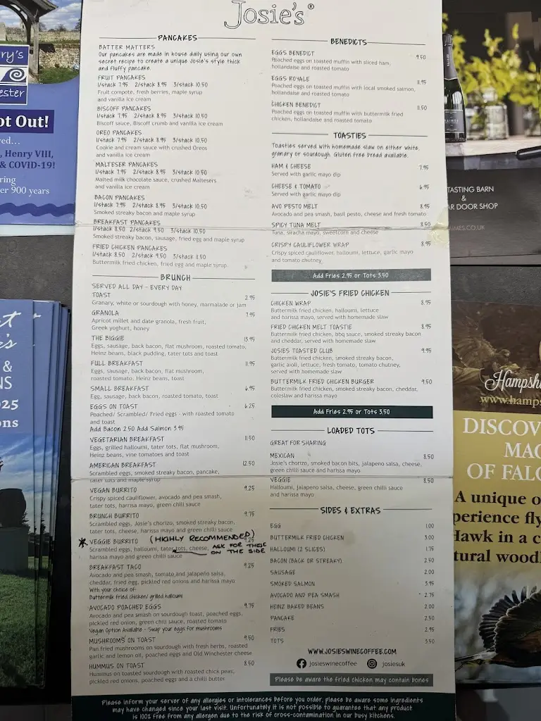 Menu_Josie's_Alresford_image_4