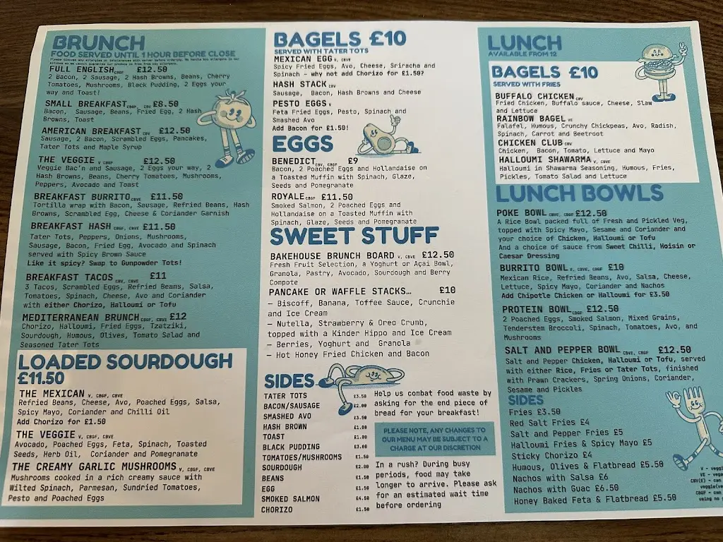 Menu_The Bake House_Borough of Halton_image_1