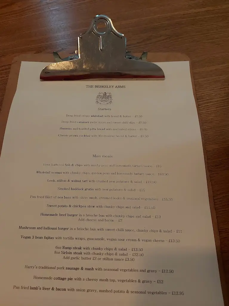 Menu_The Berkeley Arms_Bosham_image_3