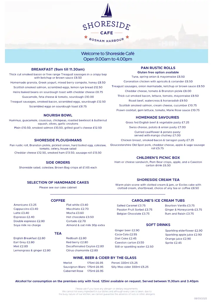 Menu_Shoreside Cafe_Bosham_image_1