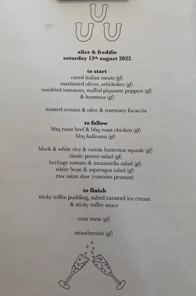 Menu_The Three Horseshoes_Alresford_image_1