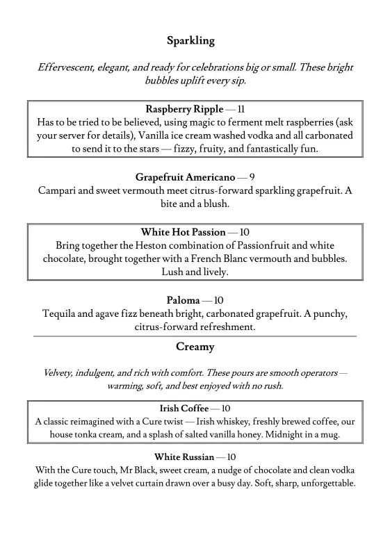Menu_Cure Bistro_Borough of Stockport_image_3