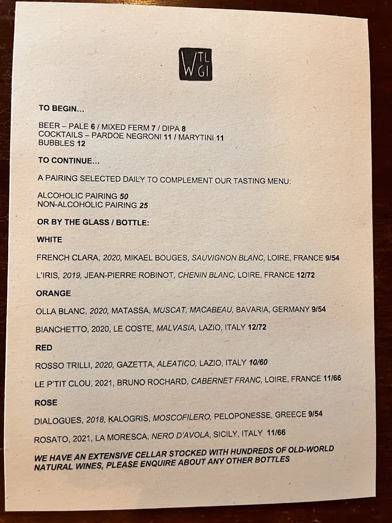 Menu_Where the Light Gets In_Borough of Stockport_immagine_1