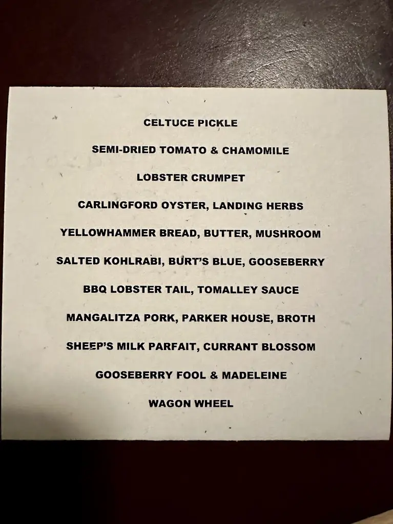 Menu_Where the Light Gets In_Borough of Stockport_immagine_2