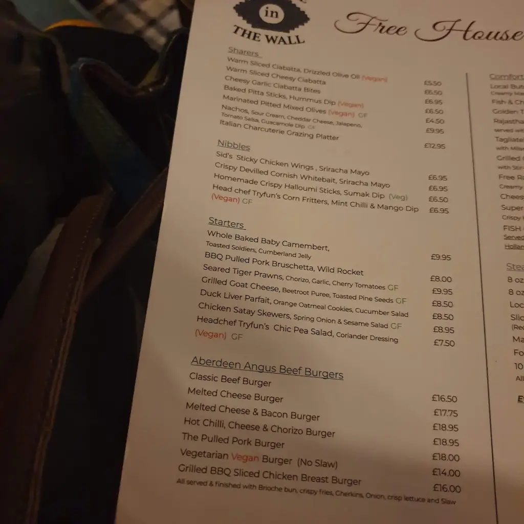 Menu_The Hole In The Wall_Bottisham_image_1