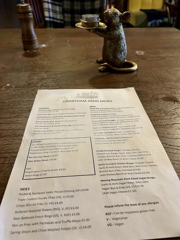 Menu_Grantham Arms_Boroughbridge_image_2