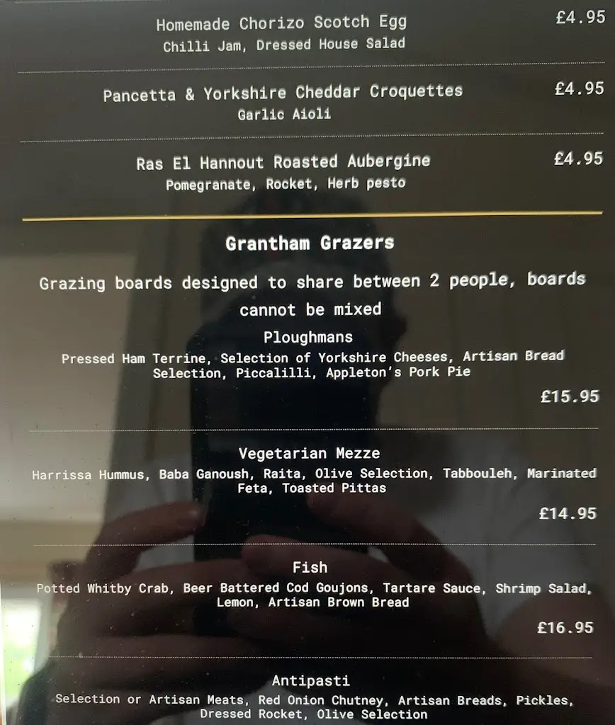 Menu_Grantham Arms_Boroughbridge_image_4