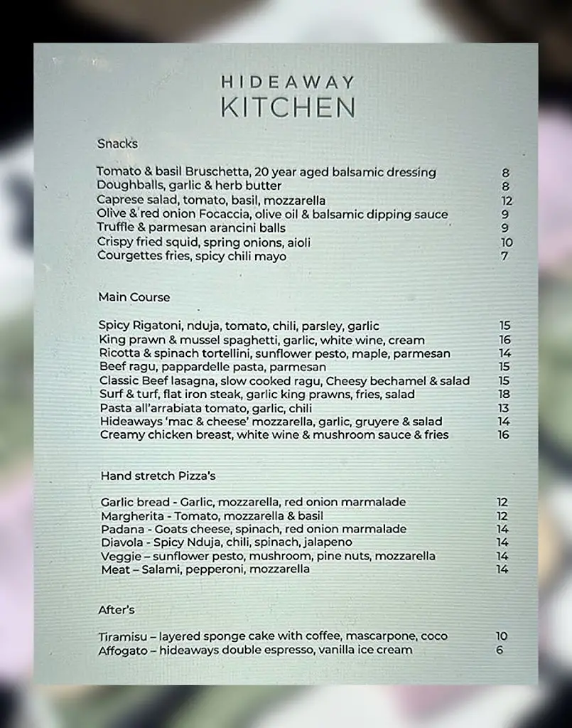 Menu_Hideaway Home & Kitchen_Boroughbridge_image_1