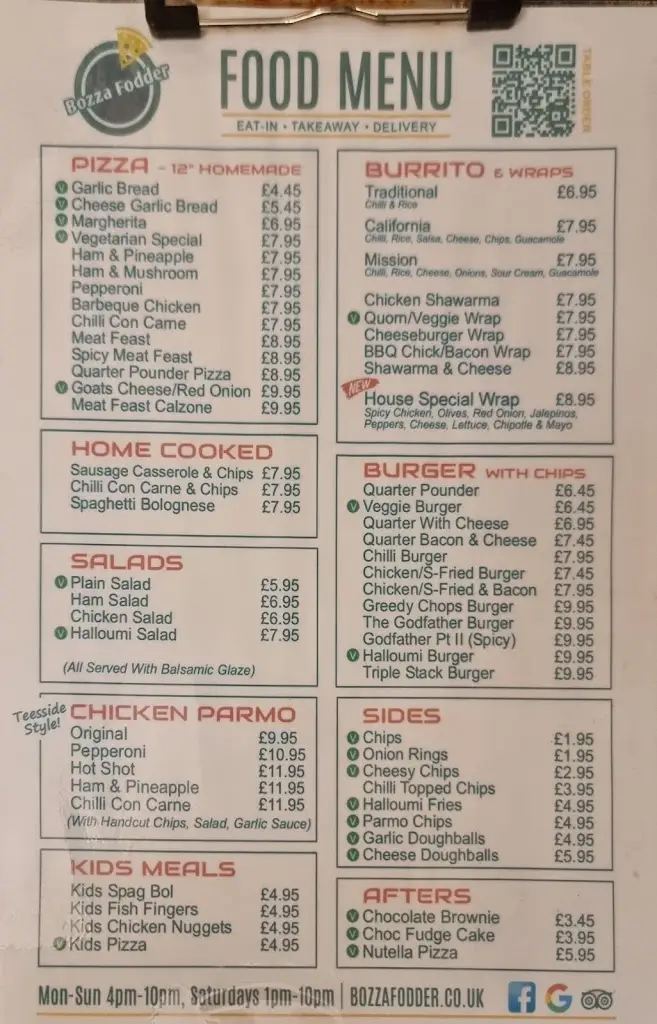 Menu_Fox & Hounds, Langthorpe_Boroughbridge_image_1