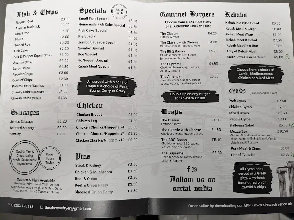 Menu_Alrewas Fryer_Alrewas_image_1