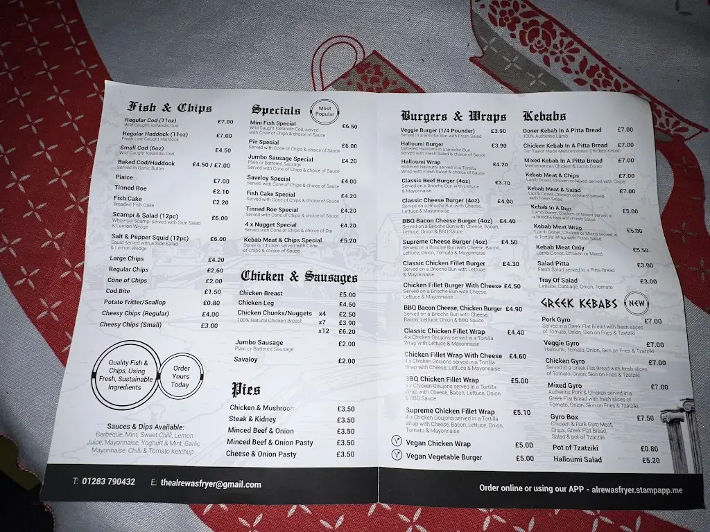 Menu_Alrewas Fryer_Alrewas_image_3