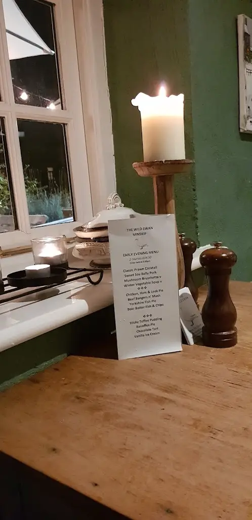 Menu_The Wild Swan_Boroughbridge_image_4