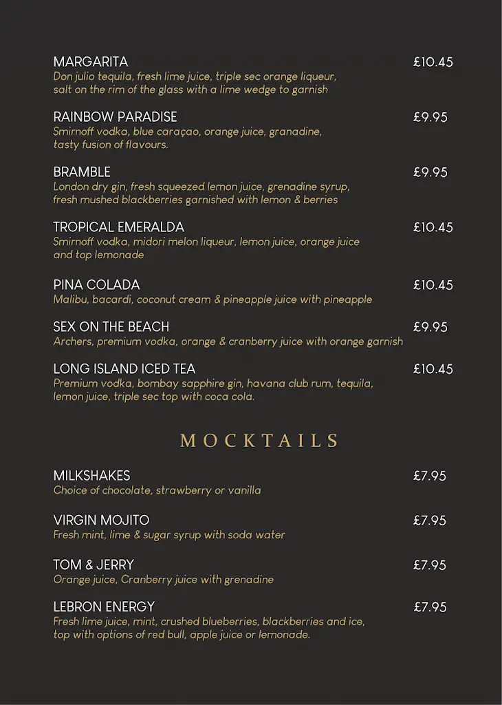 Menu_La Mama Bar & Restaurant_Borough of Wigan_image_4