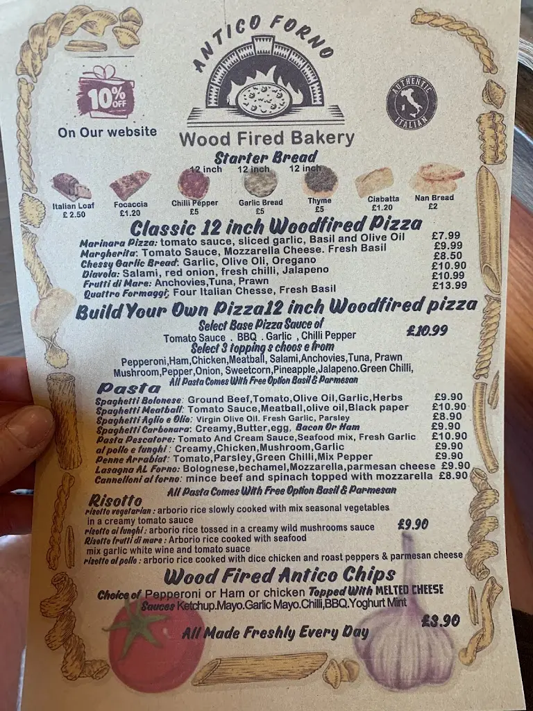 Menu_Antico Forno Wigan_Borough of Wigan_image_2