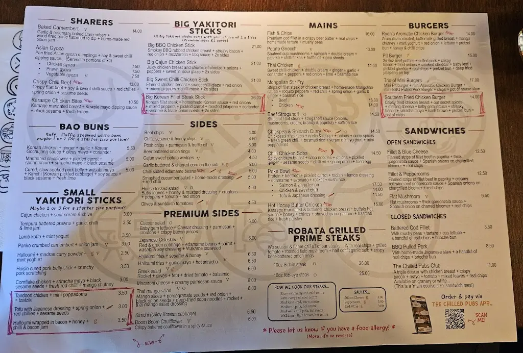 Menu_The Swan at Walton_Alrewas_image_1