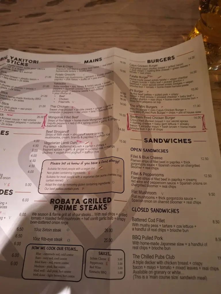 Menu_The Swan at Walton_Alrewas_image_4