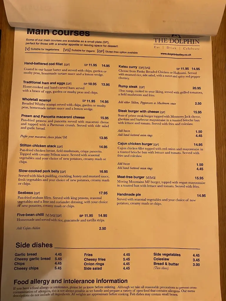 Menu_The Dolphin_Botley_image_1