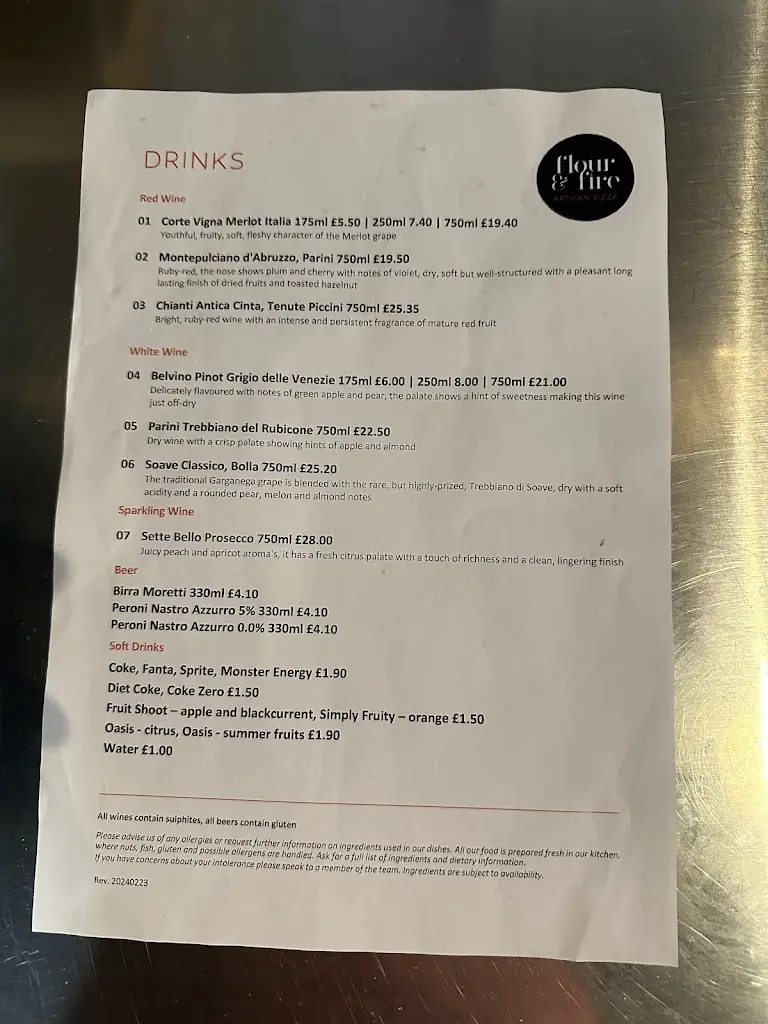 Menu_Flour and Fire Artisan Pizza_Botley_image_4