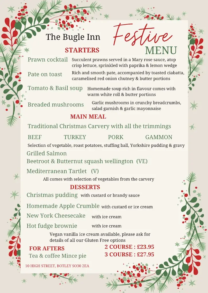 Menu_The Bugle Inn_Botley_image_1