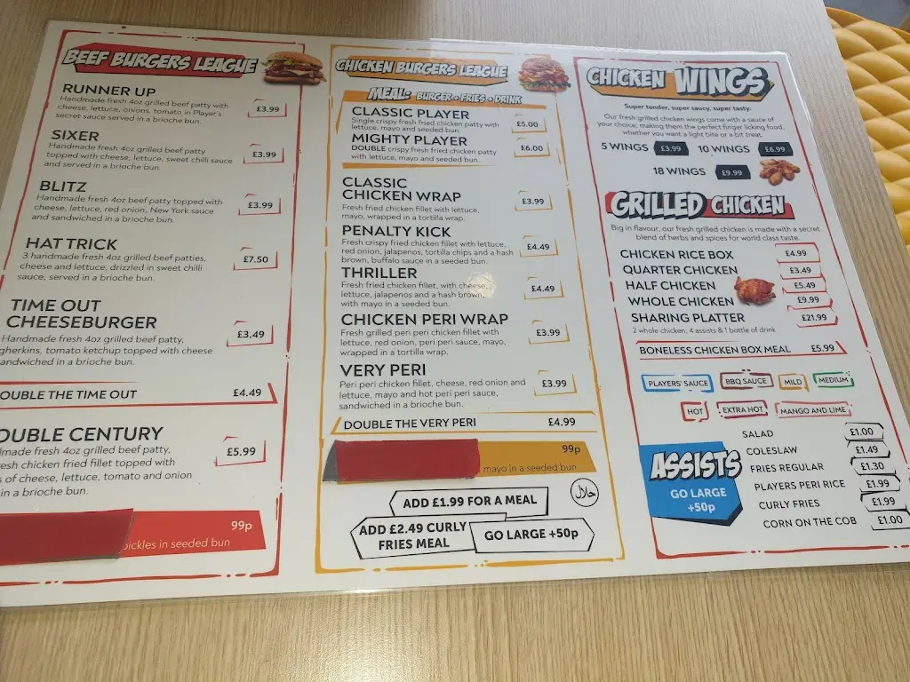 Menu_Players Rochdale_Borough of Rochdale_immagine_1