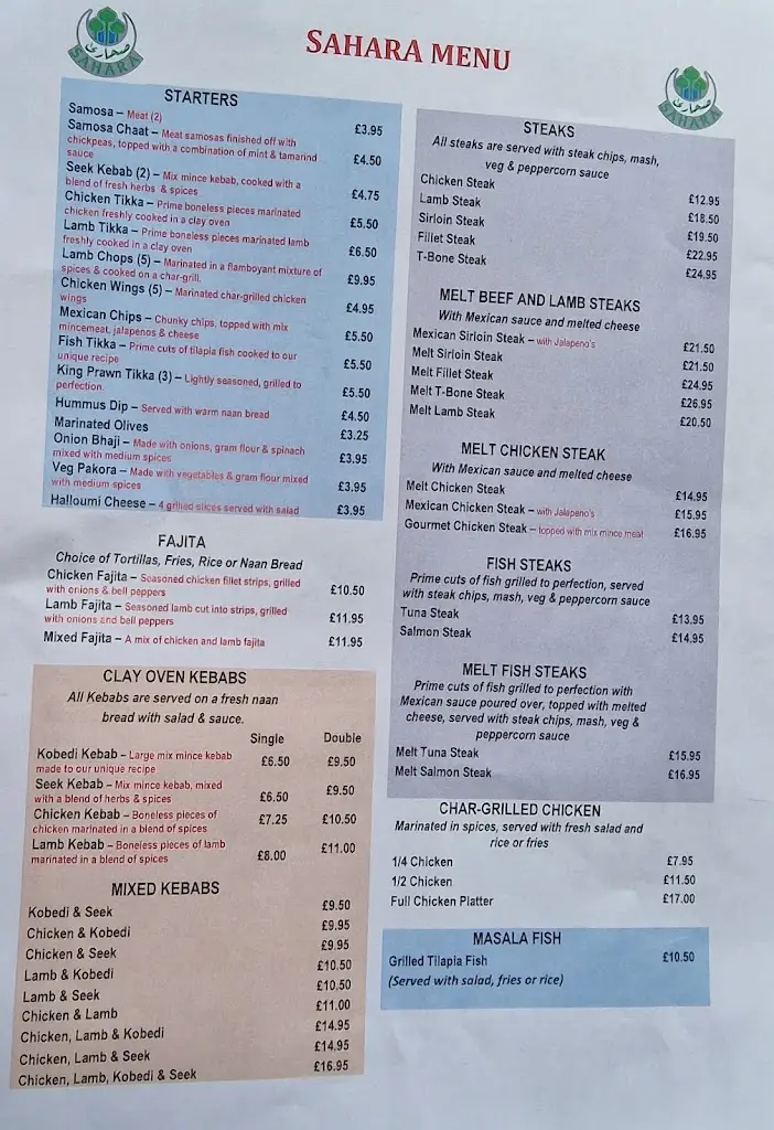 Menu_Sahara Rochdale_Borough of Rochdale_image_2