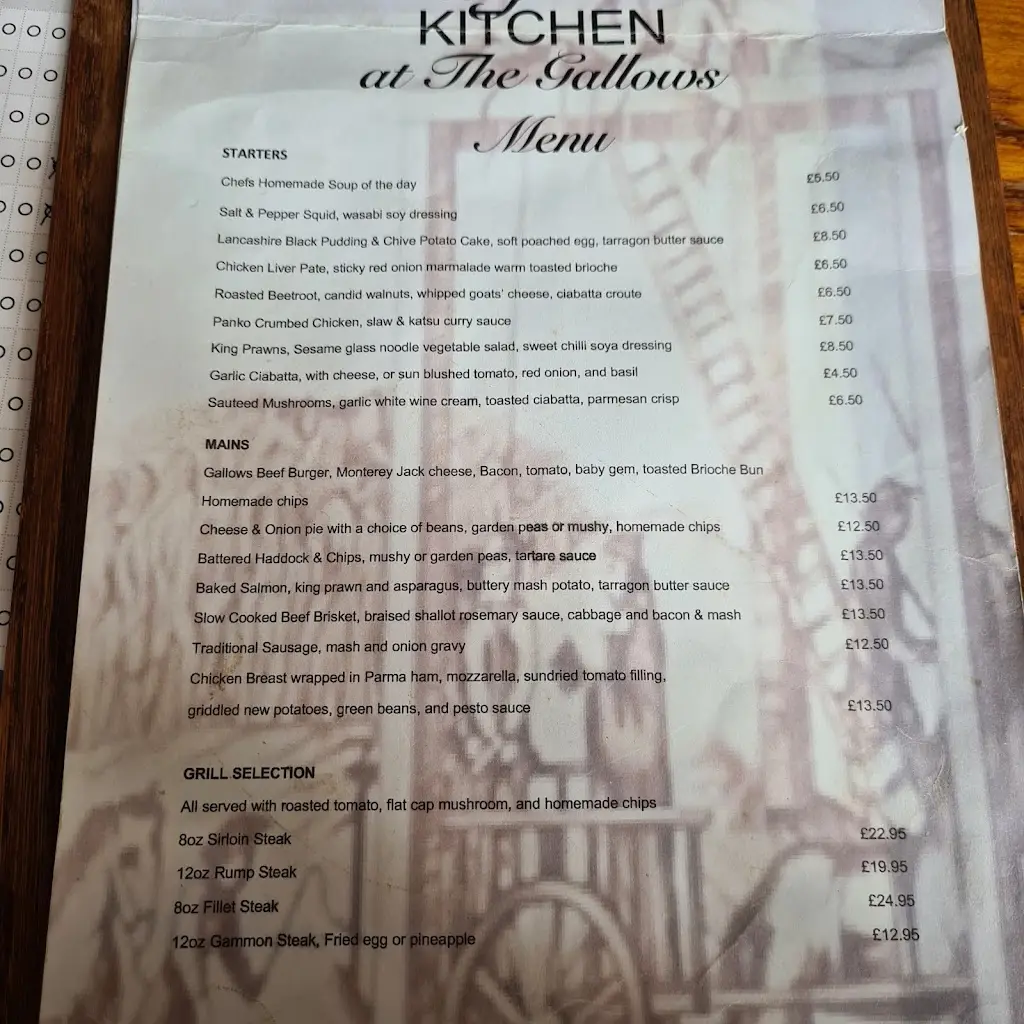 Menu_The Gallows_Borough of Rochdale_image_3