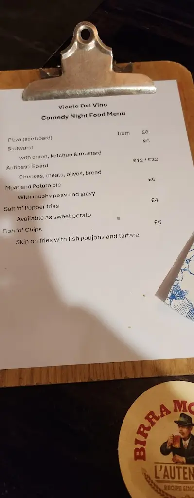 Menü_Vicolo Del Vino_Borough of Rochdale_Bild_3