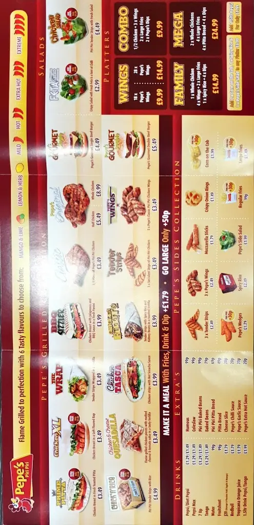 Menu_Pepe's_Borough of Rochdale_image_2