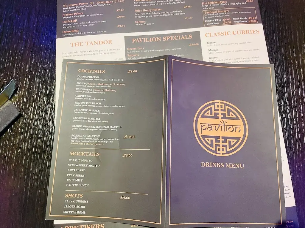 Menu_Pavilion Indian_Borough of Rochdale_image_2