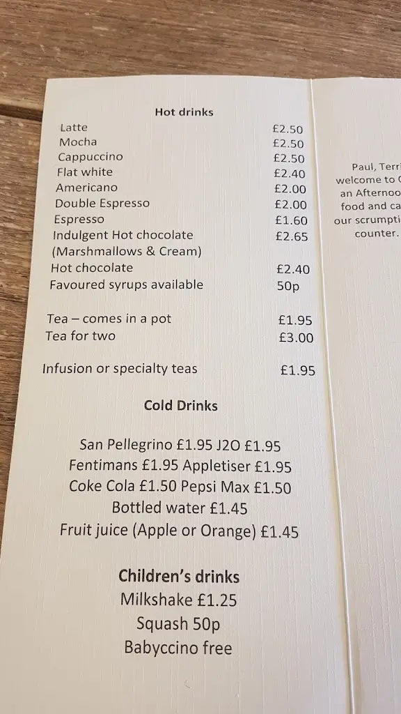 Menu_Caffe Torta_Borrowash_image_2